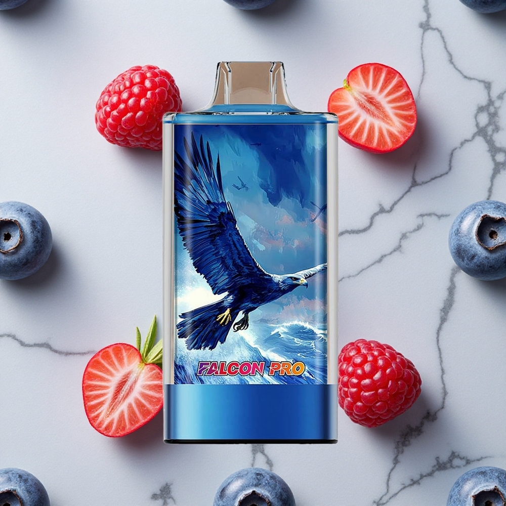 Blauwe Bes Zure Framboos JNR Falcon Pro 28000 Puffs 30ml Voorgevuld wholesale Netherlands