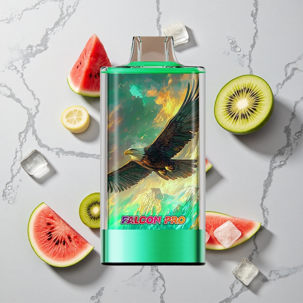 Kiwi Watermeloen IJs JNR Falcon Pro 28000 Puffs 30ml Voorgevuld wholesale Netherlands