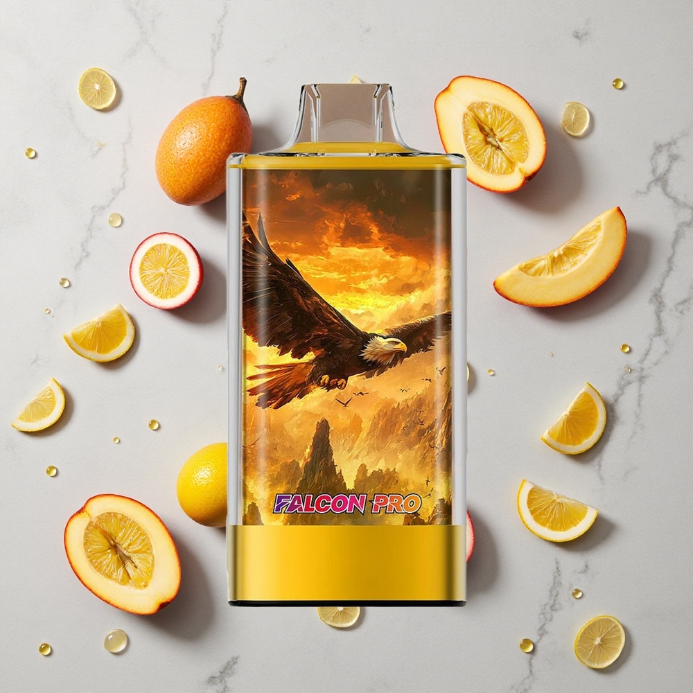 Mango Passievrucht JNR Falcon Pro 28000 Pufs Dual Mesh Coil wholesale Netherlands