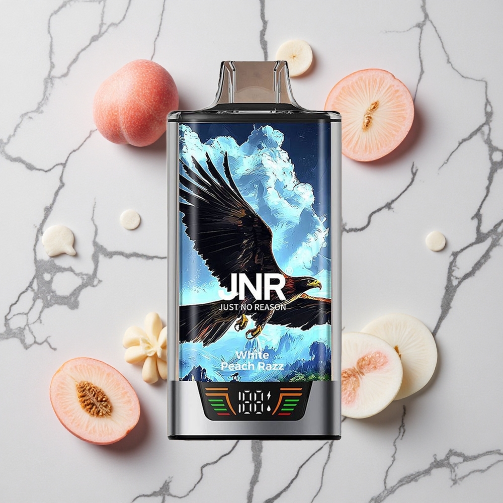 Witte Perzik Framboos JNR Falcon Pro 28000 Wegwerp Vape 28000 Trekken USB Type-C wholesale Netherlands