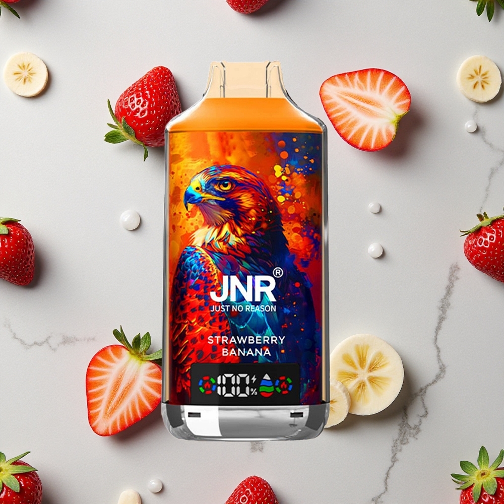 Aardbei Banaan JNR Falcon X 18000 Puffs Wegwerp Vape Dual Mesh Coil wholesale Netherlands