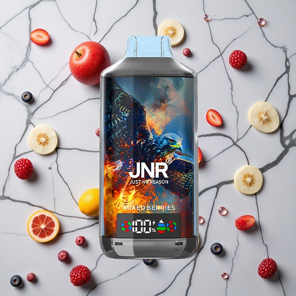 Gemengde Bessen JNR Falcon X 18000 Puffs Wegwerp Vape 24ml Vloeistof & Type-C Opladen wholesale Netherlands