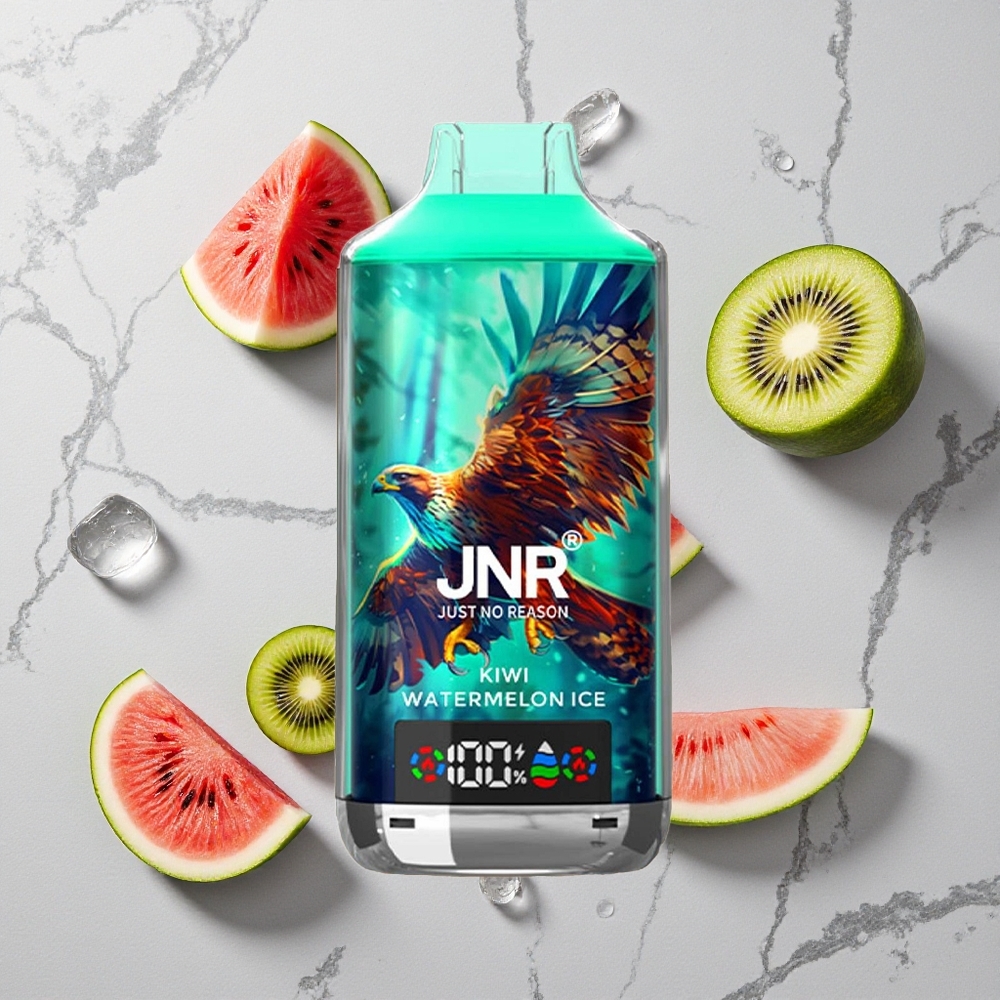 Kiwi Watermeloen IJs JNR Falcon X 18000 Puffs Dual Mesh Coil & Dual Core wholesale Netherlands