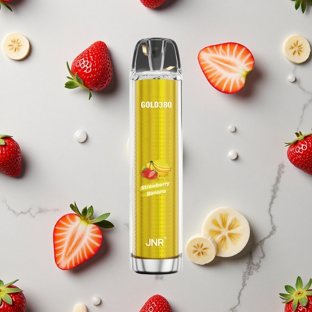 Aardbei Banaan JNR Gold380 6000 Puffs Wegwerp Vape 13ml Tank wholesale Netherlands