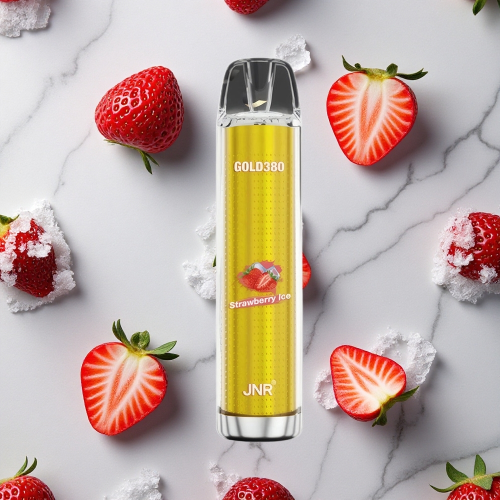 Aardbei IJs JNR Gold380 6000 Puffs Wegwerp Vape 13ml e-Liquid Capacity wholesale Netherlands