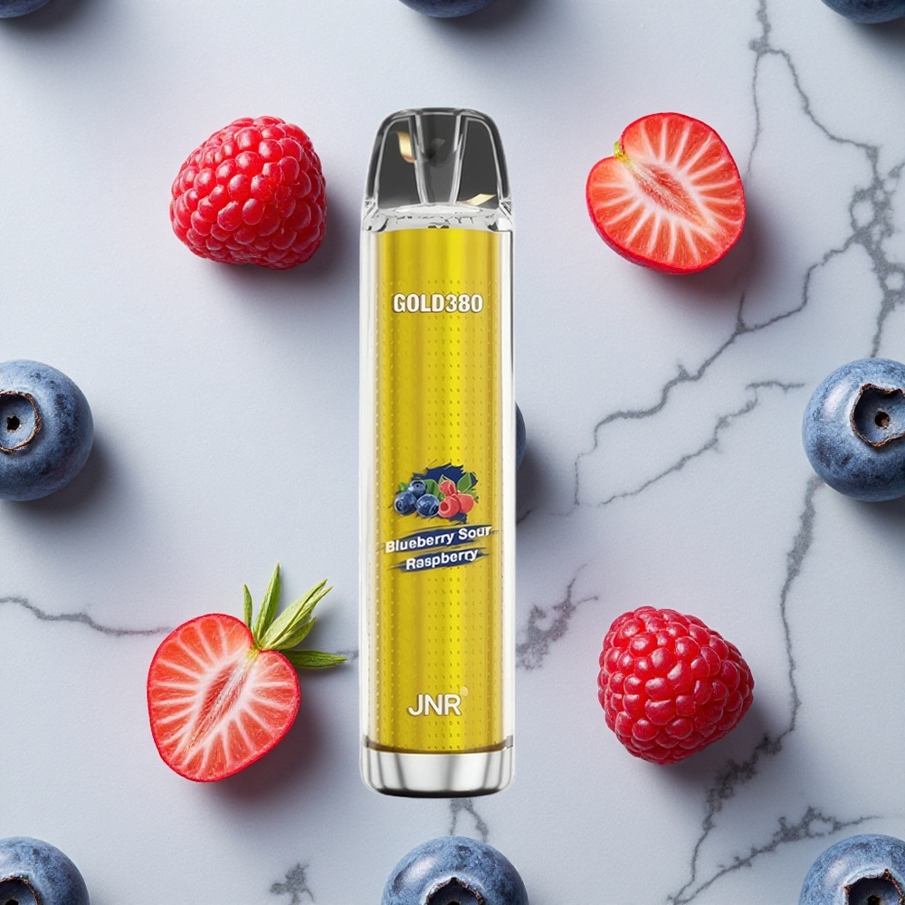 Blauwe Bes Zure Framboos JNR Gold380 6000 Puffs 1500mAh wholesale Netherlands