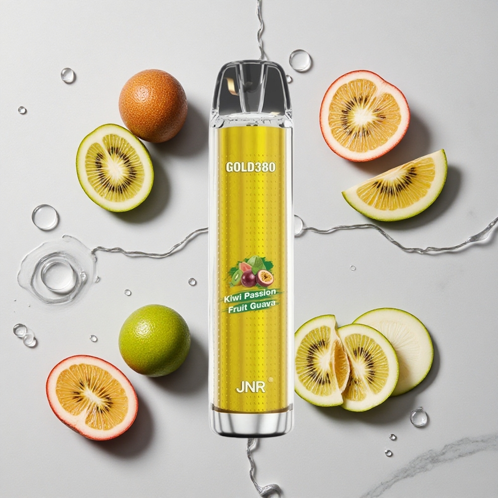 Kiwi Passievrucht Guave JNR Gold380 6000 Puffs 1500mAh 13ml wholesale Netherlands