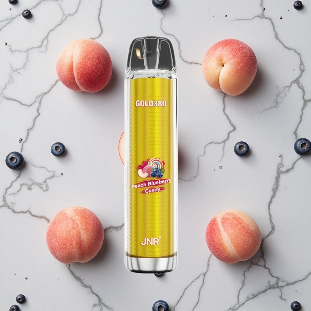 Perzik Blauwe Bes JNR Gold380 6000 Puffs Wegwerp Vape 1500mAh Batterij wholesale Netherlands
