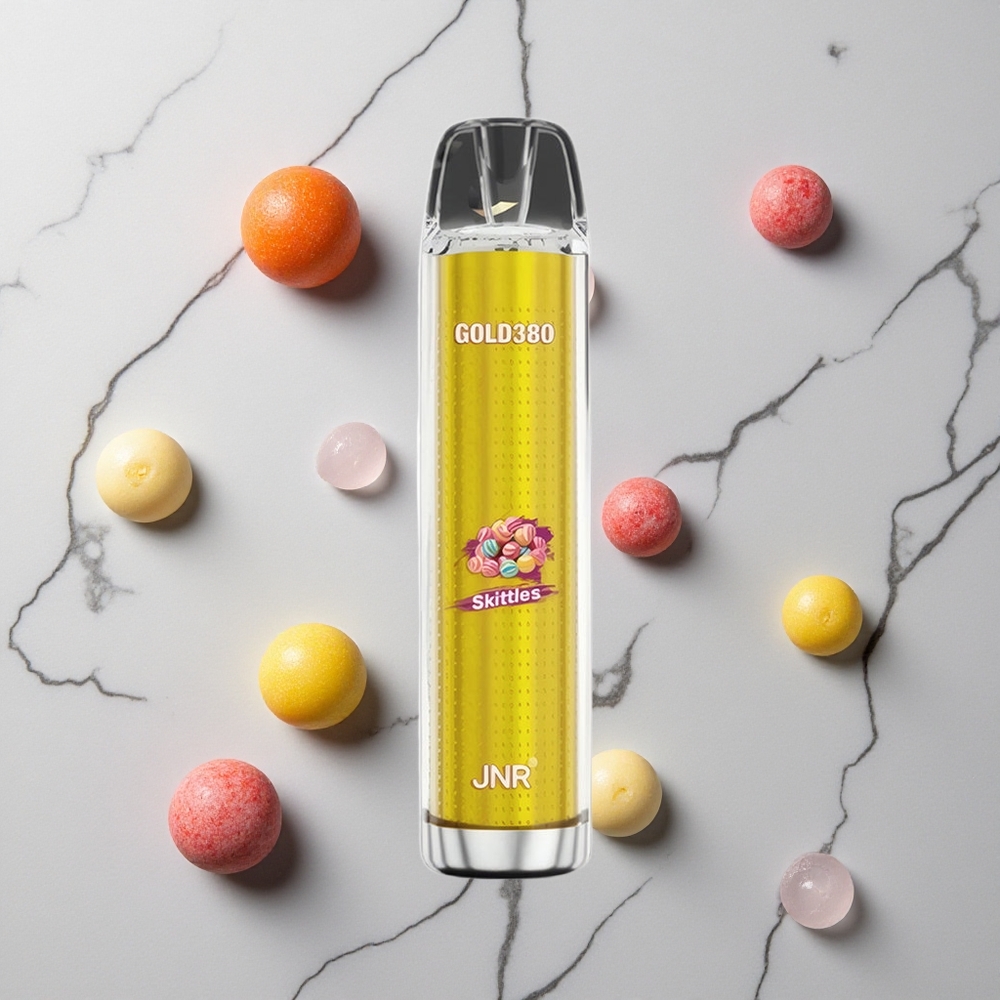Regenboog Skittles JNR Gold380 6000 Puffs Wegwerp Vape 13ml vloeistofcapaciteit wholesale Netherlands
