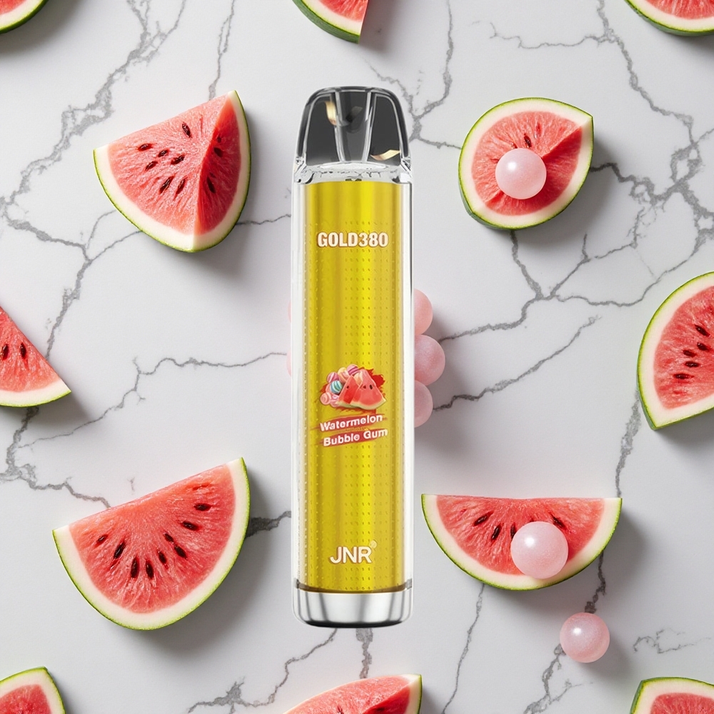 Watermeloen Bubble Gum JNR Gold380 6000 Puffs Wegwerp Vape 1500mAh Battery Capacity wholesale Netherlands
