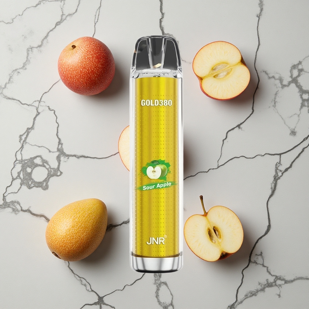 Zuur Appel JNR Gold380 6000 Puffs 13ml e-Liquid Capaciteit wholesale Netherlands