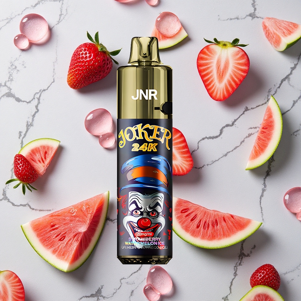 Aardbei Watermeloen IJs JNR Joker 24K Puffs 800mAh Battery Type-C Charging wholesale Netherlands