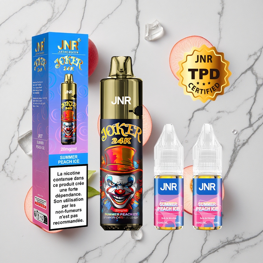 Zomerperzik IJs JNR Joker 24K Puffs 24000 Puffs Side Refill Design wholesale Netherlands