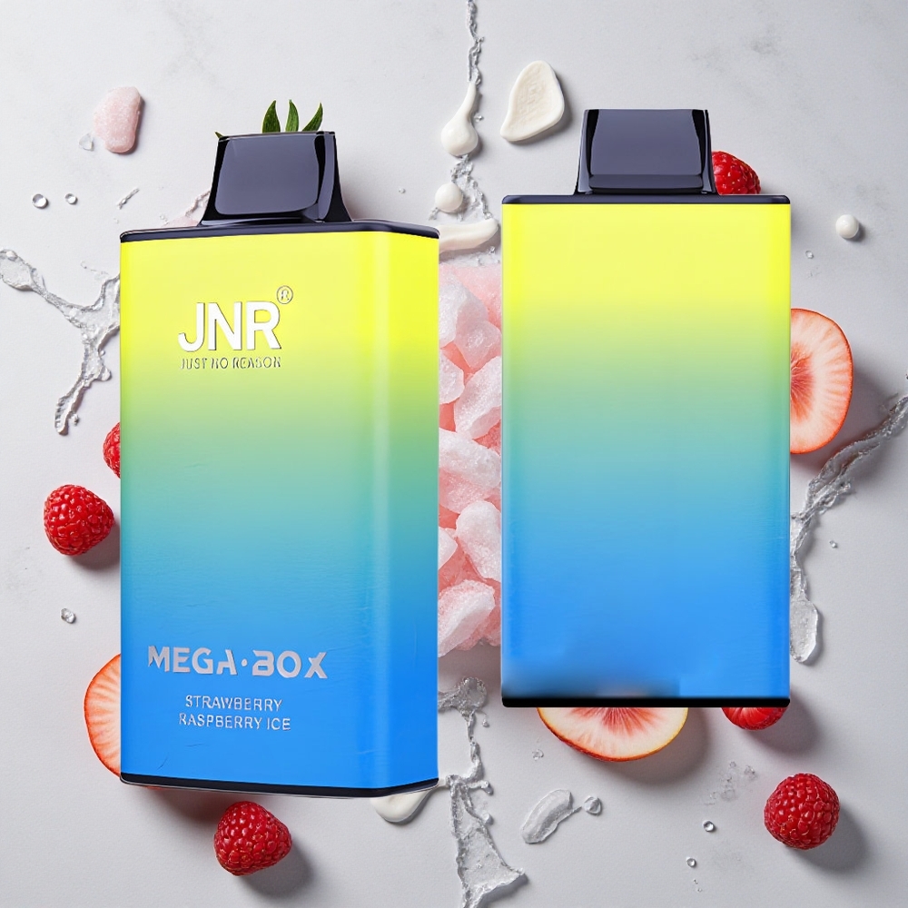 Aardbei Framboos IJs JNR Mega Box 25000 Puffs Wegwerp Vape 30ml E-liquid Capacity wholesale Netherlands