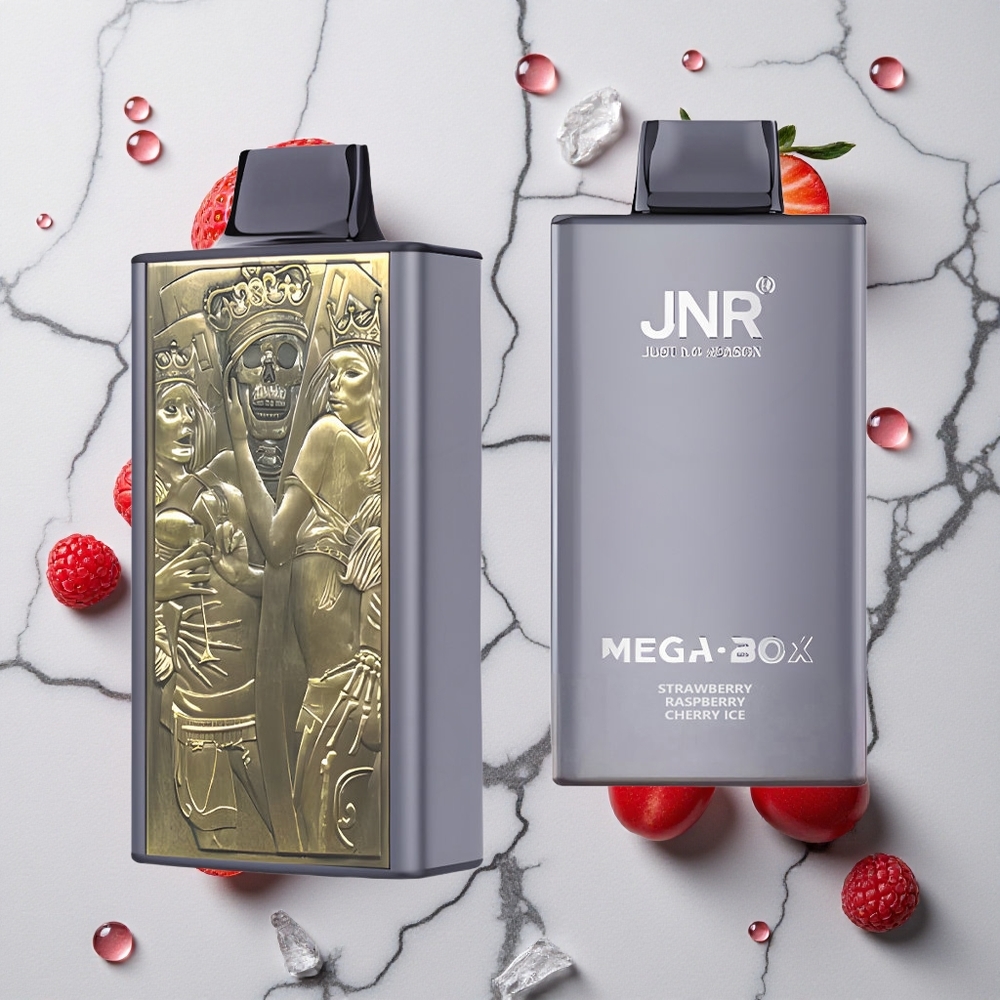 Aardbei Framboos Kers IJs JNR Mega Box 25000 Puffs 30ml E-liquid Dual Mesh wholesale Netherlands