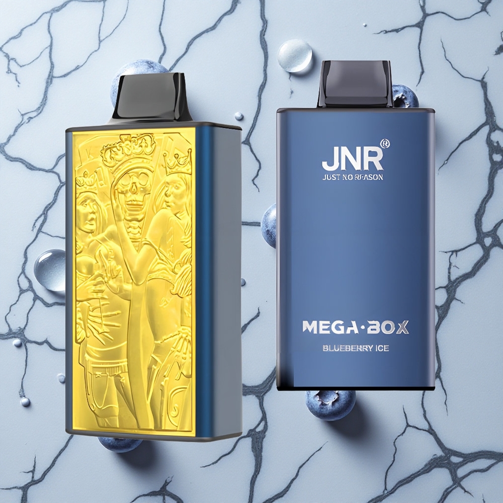 Blauwe Bes IJs JNR Mega Box 25000 Puffs Dual Mesh Coil wholesale Netherlands