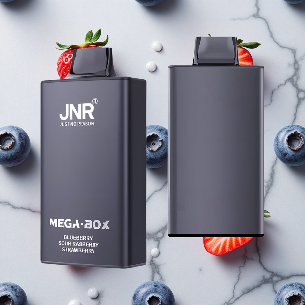 Blauwe Bes-Zure Framboos-Aardbei JNR Mega Box 25000 Puffs Met 850mAh Accu wholesale Netherlands