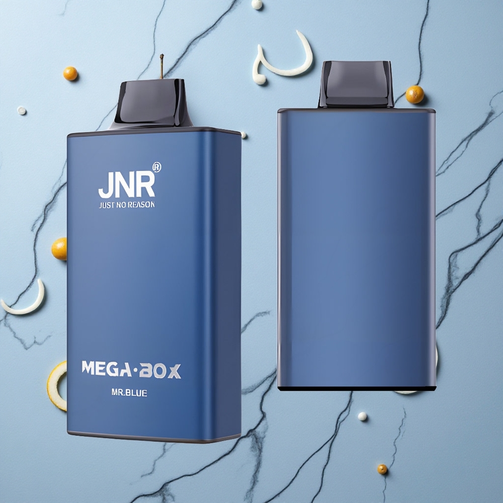 Blauwe JNR Mega Box 25000 Puffs Wegwerp Vape met Dual Mesh Coil & Dual Core wholesale Netherlands