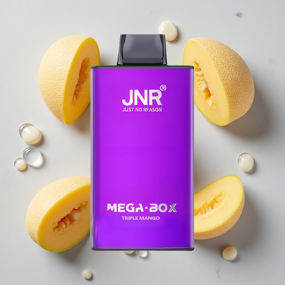 Drievoudige Mango JNR Mega Box 25000 Puffs Wegwerp Vape Dual Mesh Coil wholesale Netherlands