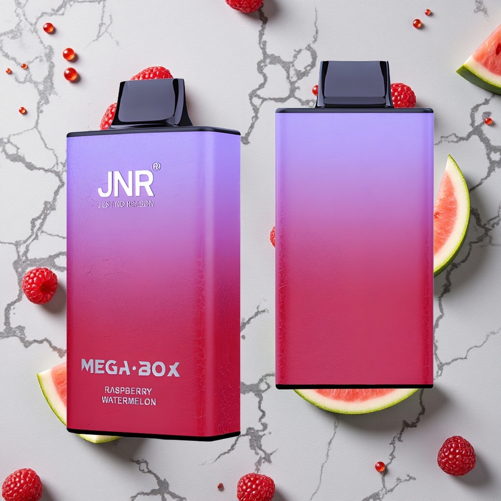 Framboos Watermeloen JNR Mega Box 25000 Puffs 30ml E-liquid Dual Mesh Coil wholesale Netherlands