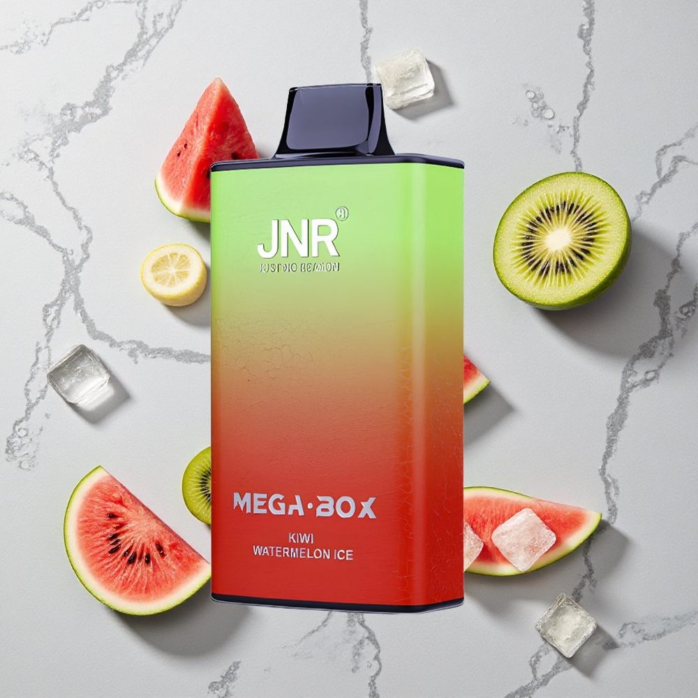 Kiwi Watermeloen IJsbron JNR Mega Box 25000 Puffs 30ml E-liquid Capacity wholesale Netherlands