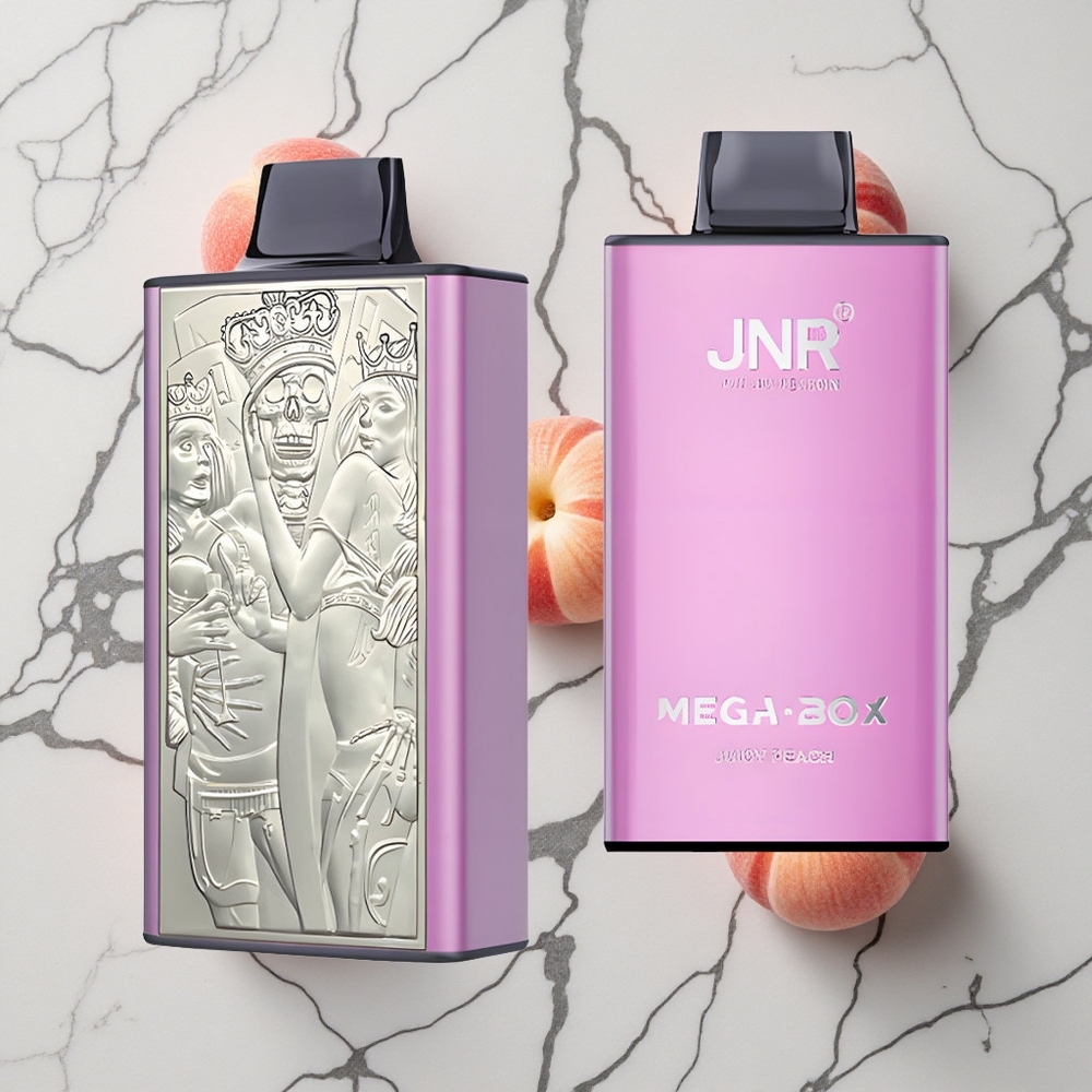 Zoete Perzik JNR Mega Box 25000 Puffs Wegwerp Vape 30ml Vloeistof Capaciteit wholesale Netherlands