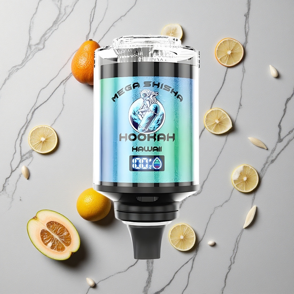 Hawaii JNR Mega Shisha Hookah 100K Desktop Compatibel 60ml Vloeistofcapaciteit wholesale Netherlands