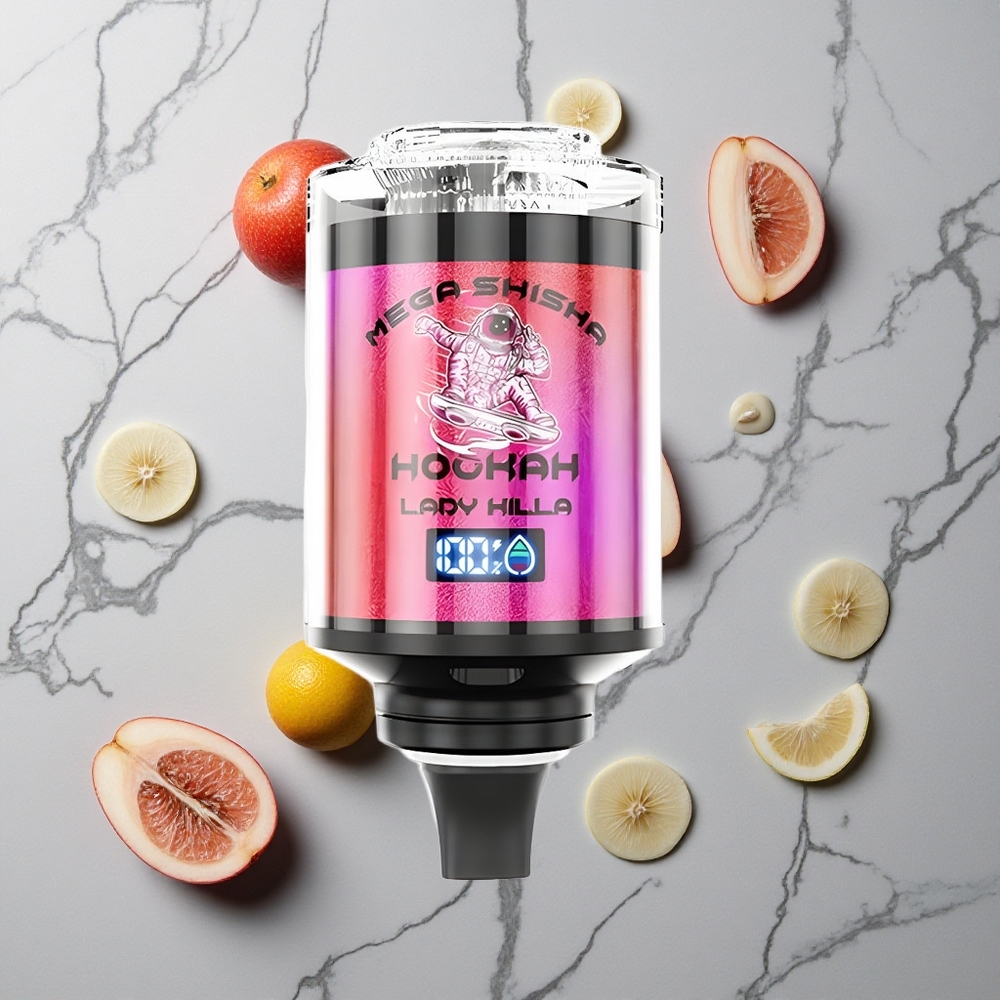 Lady Killa JNR Mega Shisha Hookah 100K puffs 60ml vloeistofcapaciteit Interactive Smart Screen wholesale Netherlands