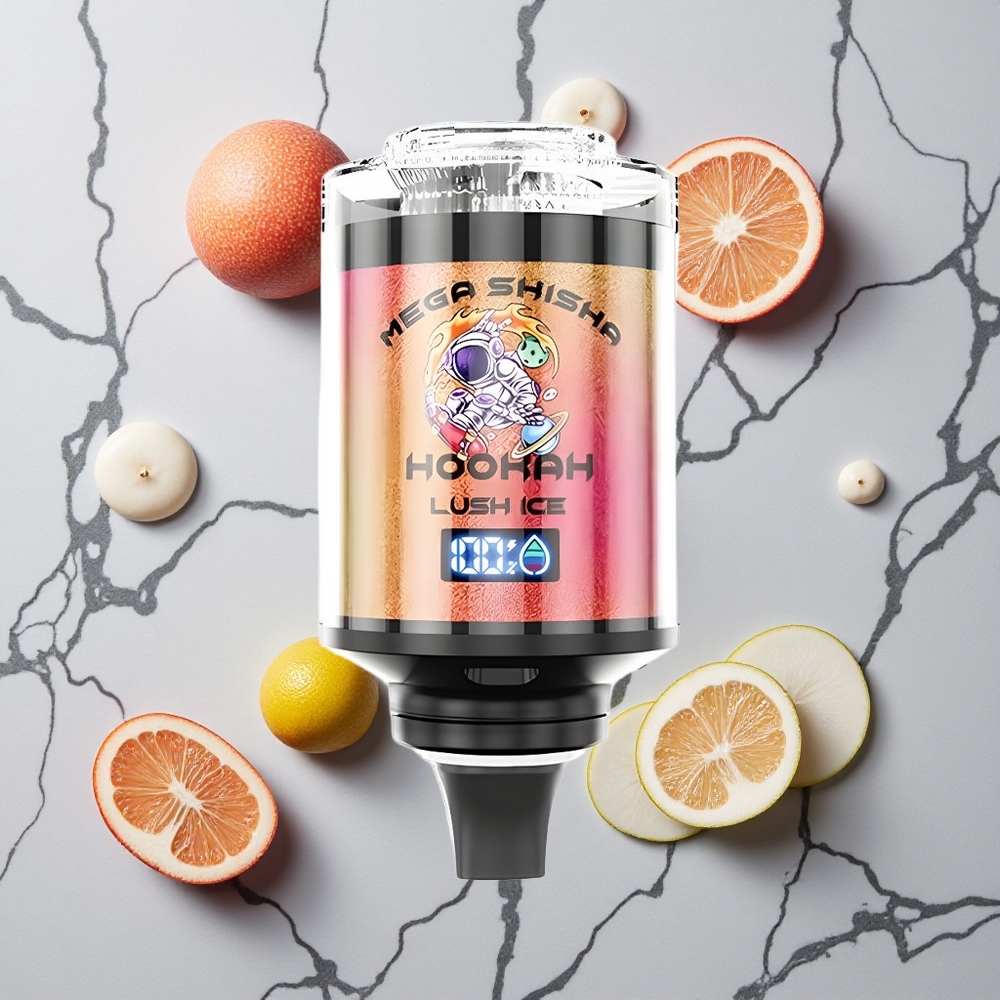 Lush IJs JNR Mega Shisha Hookah 100K Desktop Compatibel 60ml Vloeistof Capaciteit wholesale Netherlands
