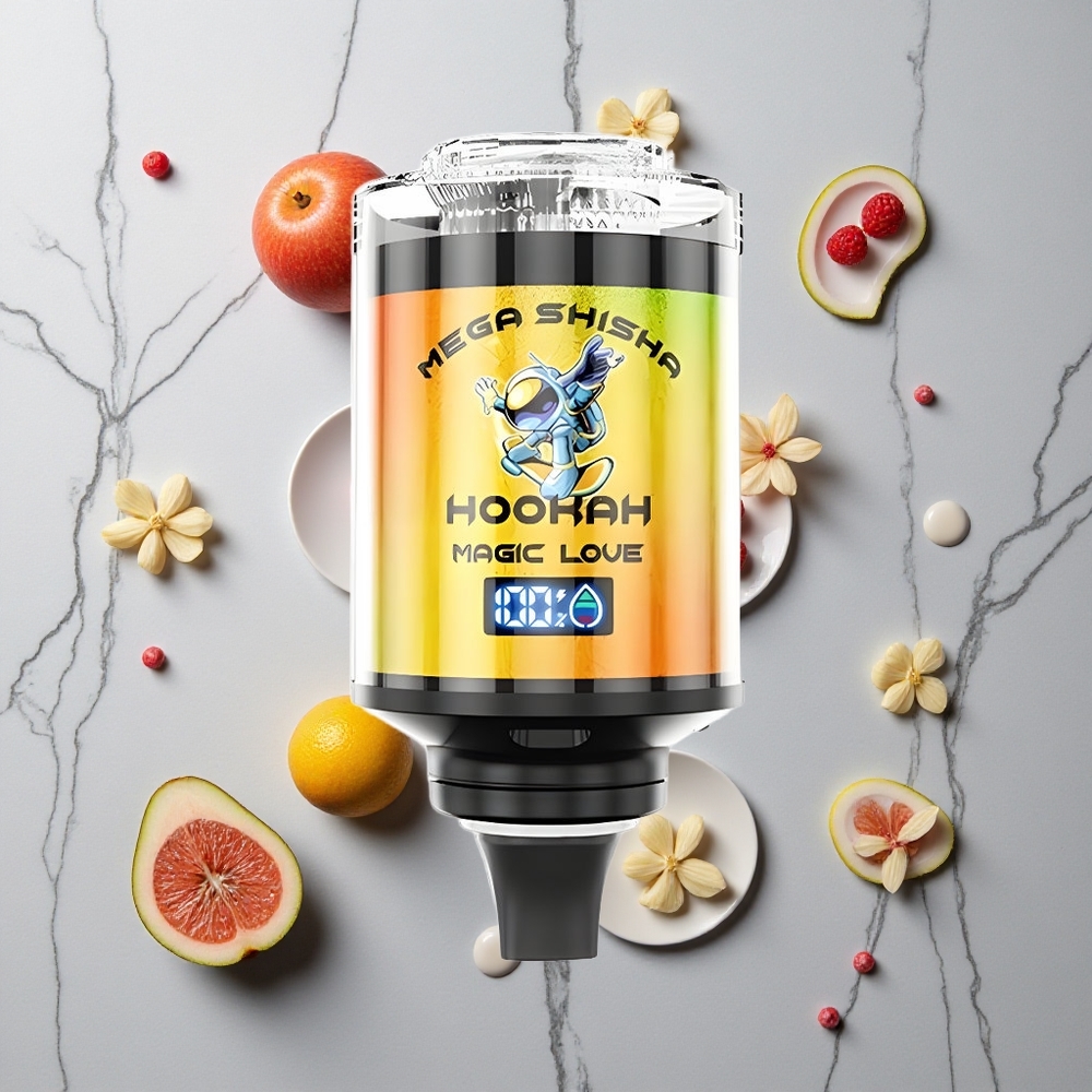 Magic Love JNR Mega Shisha Hookah 100K Desktop Compatibility 100000 puffs ademhalingslicht wholesale Netherlands