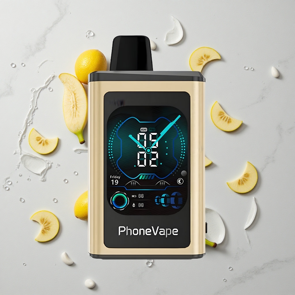 Banana Ice JNR PhoneVape 30000 puffs Wegwerp Vape Met App Bediening En Volle Display wholesale Netherlands