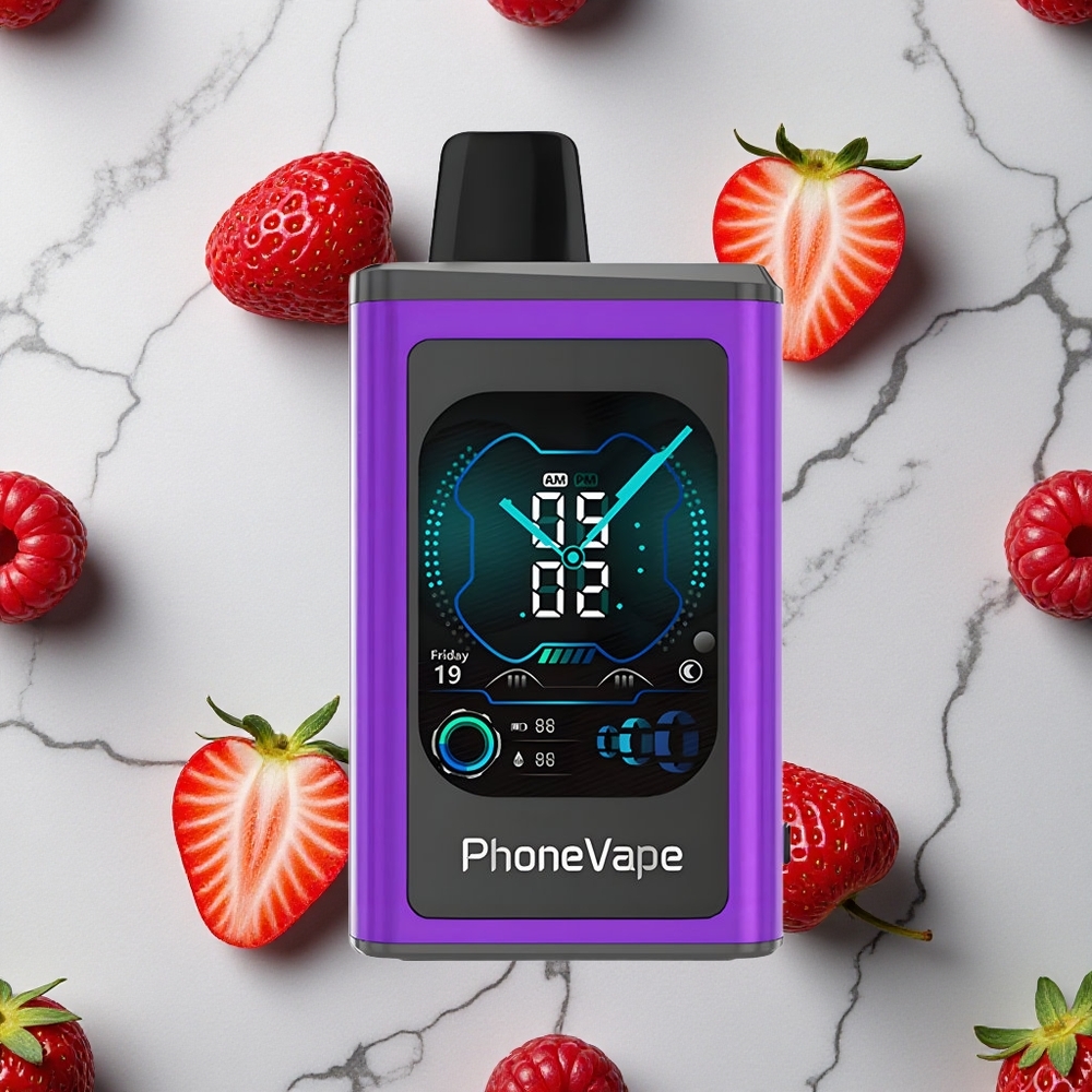 Kers Aardbei Framboos JNR PhoneVape 30000 puffs Oplaadbare Accu wholesale Netherlands