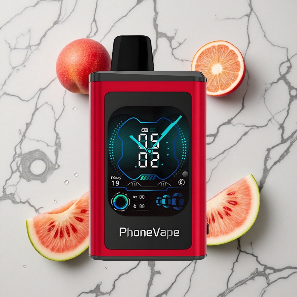 Perzik Mango Watermeloen JNR PhoneVape 30000 puff Wegwerp Vape App Gestuurd wholesale Netherlands