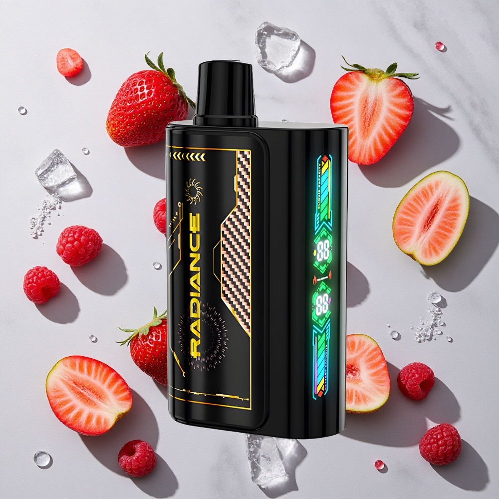 Aardbei Framboos Kers IJsl JNR Radiance 31000 Puffs 28ml E-liquid wholesale Netherlands