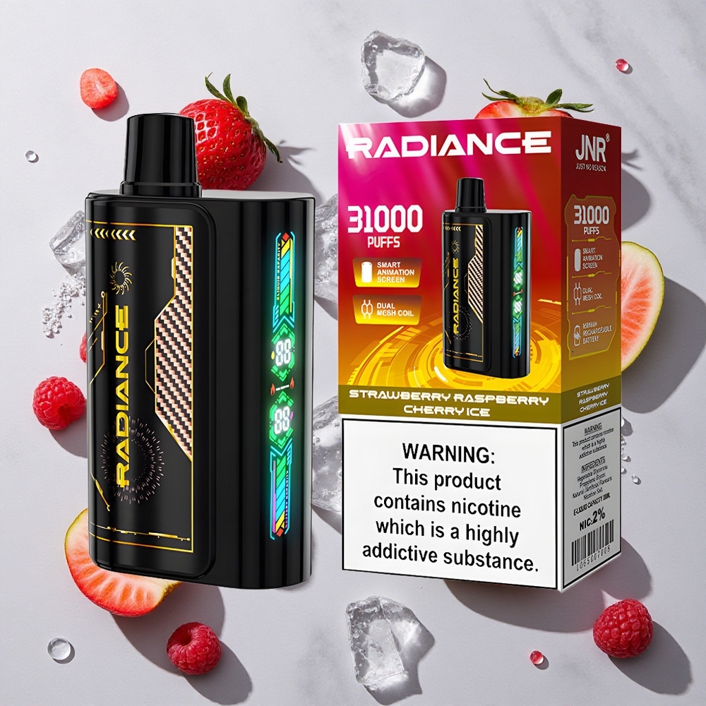 Aardbei Framboos Kers IJsl JNR Radiance 31000 Puffs 28ml E-liquid wholesale Netherlands