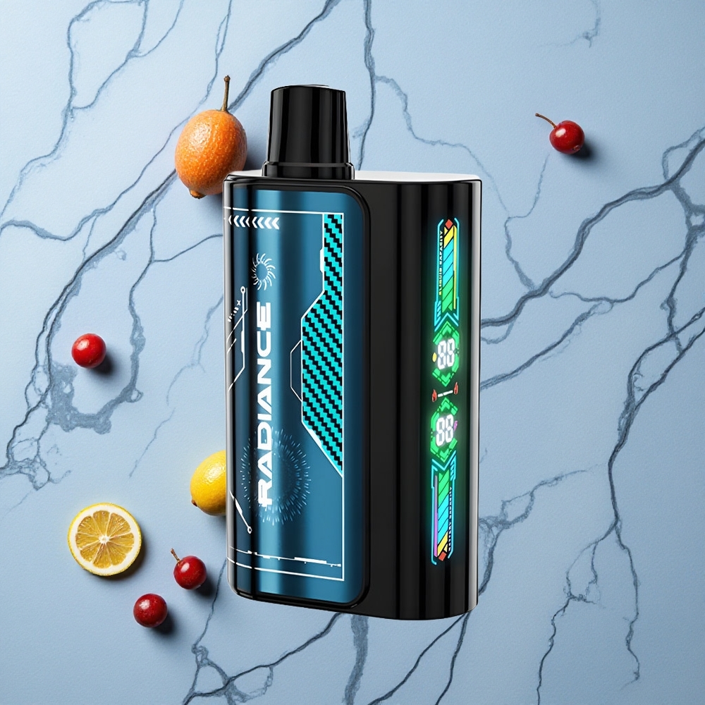 Blauwe Framboos IJs JNR Radiance 31000 Puffs 28ml Vloeistof wholesale Netherlands