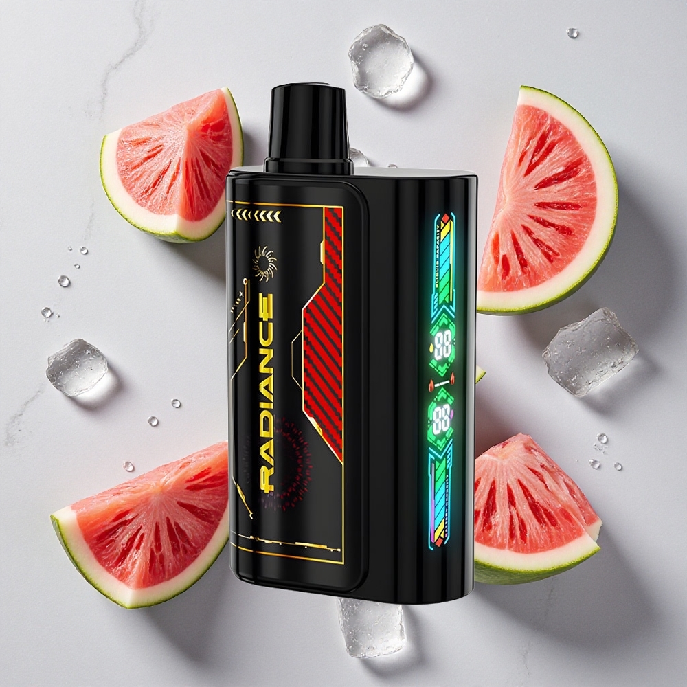 Watermeloen IJs JNR Radiance 31000 Puffs 28ml E-liquid Smart Animation Screen wholesale Netherlands