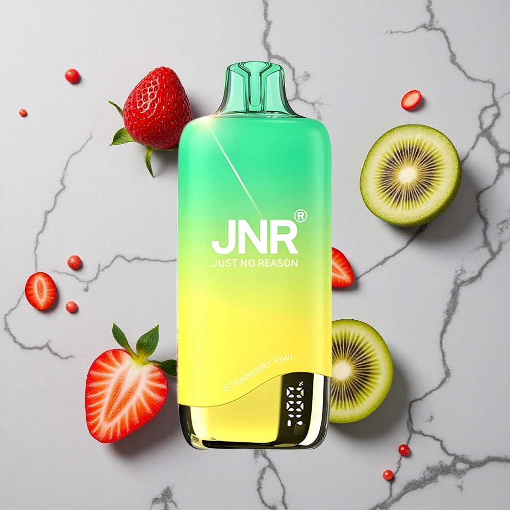 Aardbei Kiwi JNR Rainbow 10500 Puffs Wegwerp Vape 18ml e-Liquid Tank wholesale Netherlands