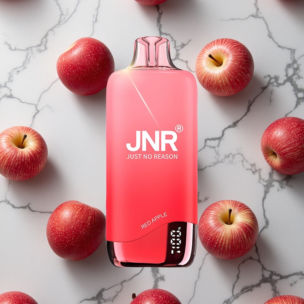 Rode Appel JNR Rainbow 10500 Puffs Wegwerp Vape met 18ml e-Liquid Tank wholesale Netherlands