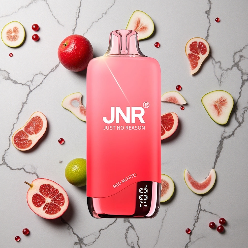 Rode Mojito Smaak JNR Rainbow 10500 Puffs 18ml E-liquid Tank Wegwerp Vape wholesale Netherlands