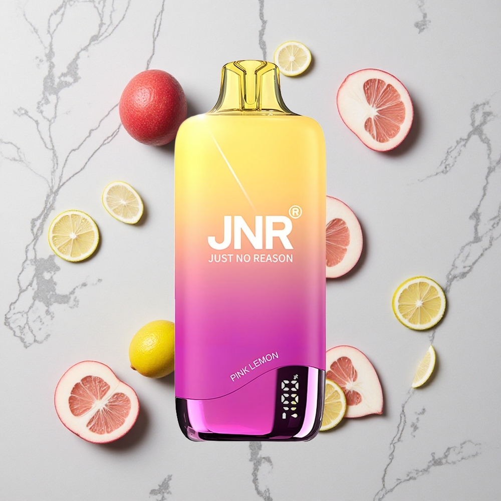 Roze Citroen JNR Rainbow 10500 Puffs Wegwerp Vape met 18ml e-Liquid Tank en USB Type-c Opladen wholesale Netherlands