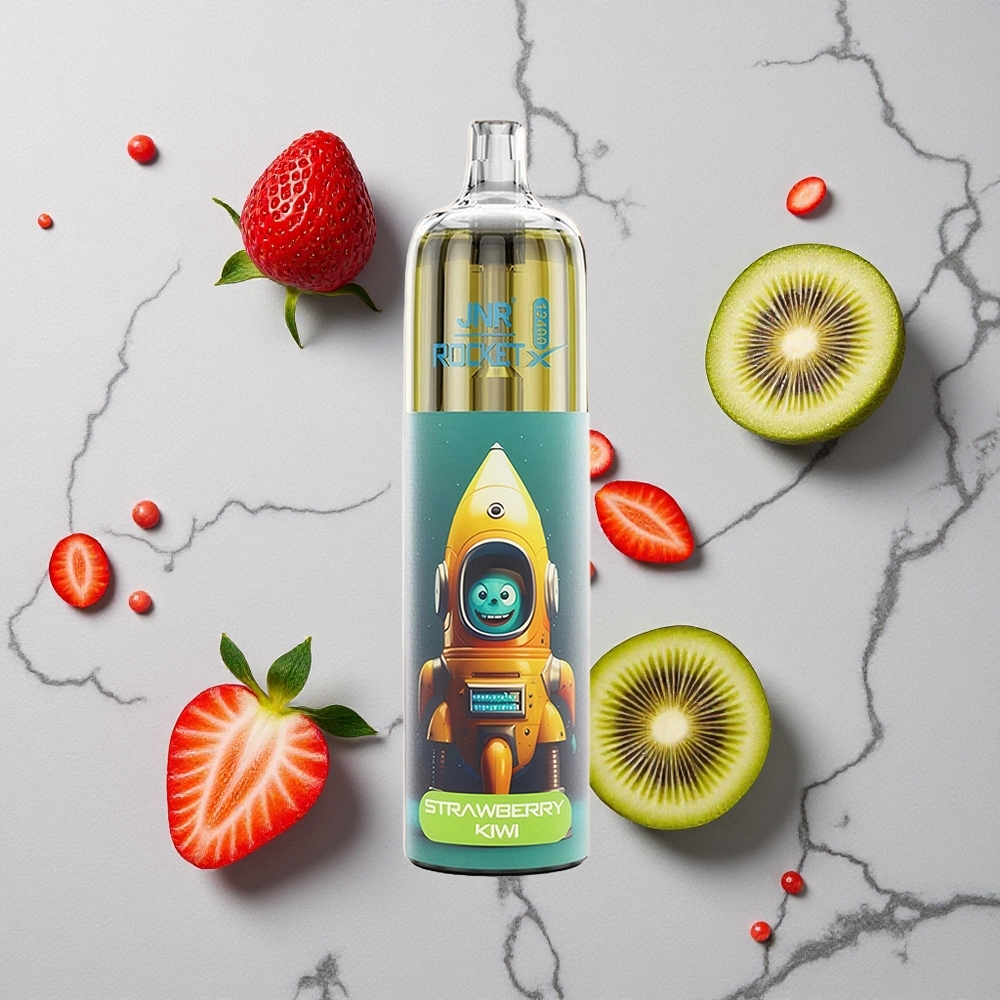 Aardbei-Kiwi JNR Rocket-X 12400 Puffs Verstelbare Luchtstroom RGB Lights wholesale Netherlands
