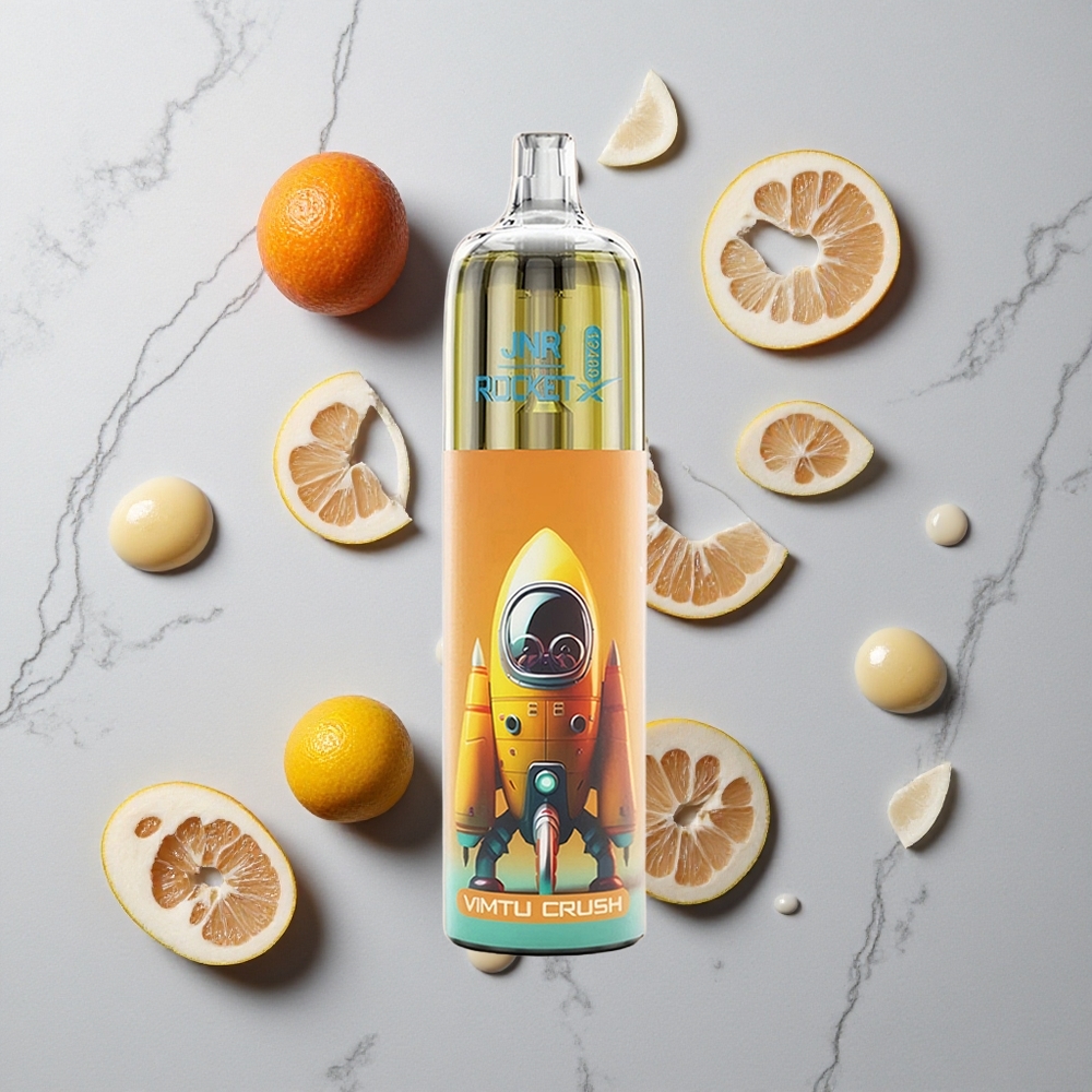 Aardbei-Mango JNR Rocket-X 12400 Puffs Verstelbare Luchtstroom RGB Licht wholesale Netherlands