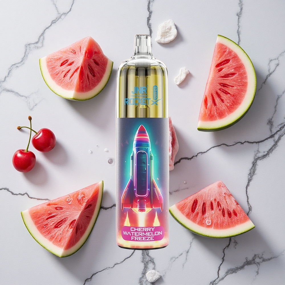 Kersen Watermeloen Freeze JNR Rocket-X 12400 Puffs Verstelbare Luchtstroom RGB Verlichting wholesale Netherlands