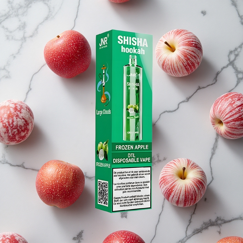 Bevroren Appel JNR Shisha Hookah 12000 Puffs 750mAh Batterij 24ml Vloeistof wholesale Netherlands