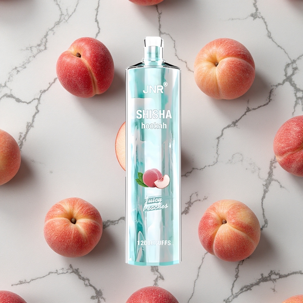 Juciy Peaches JNR Shisha Hookah 12000 Puffs 24ml E-liquid 750mAh Battery wholesale Netherlands