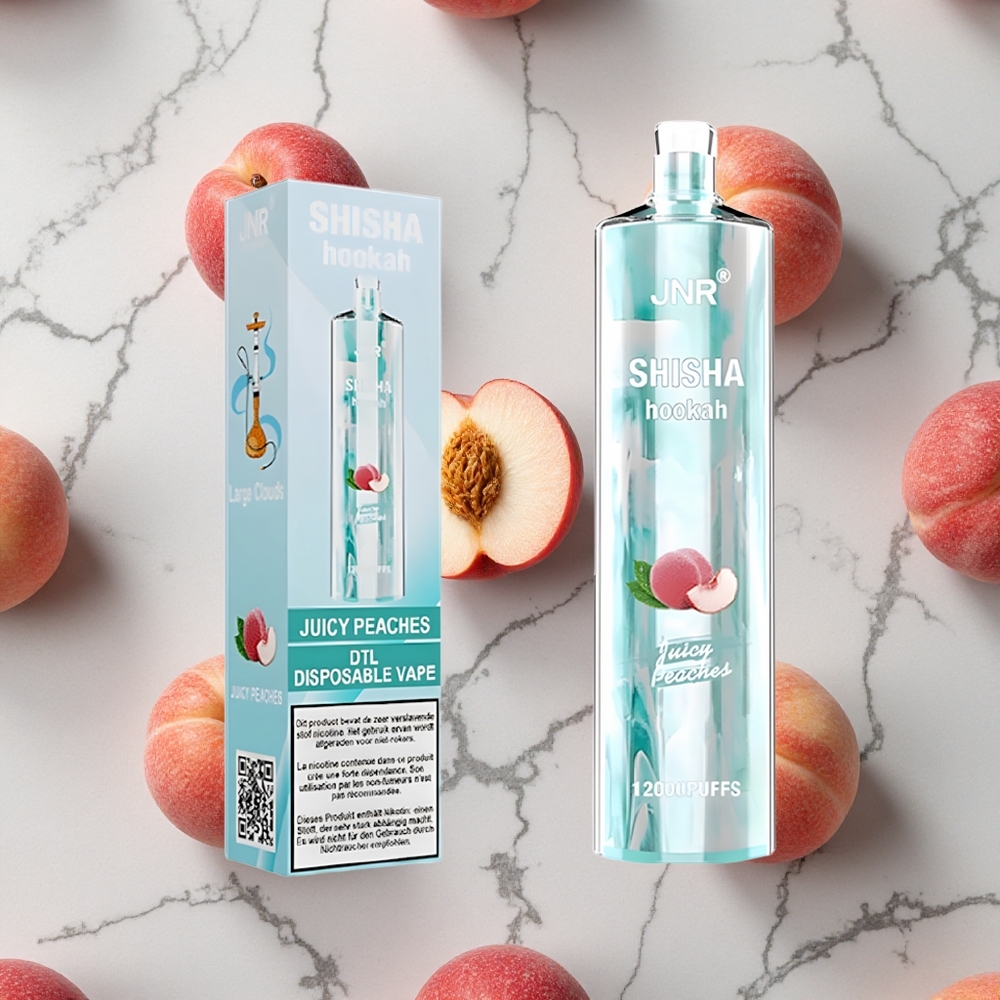 Juciy Peaches JNR Shisha Hookah 12000 Puffs 24ml E-liquid 750mAh Battery wholesale Netherlands