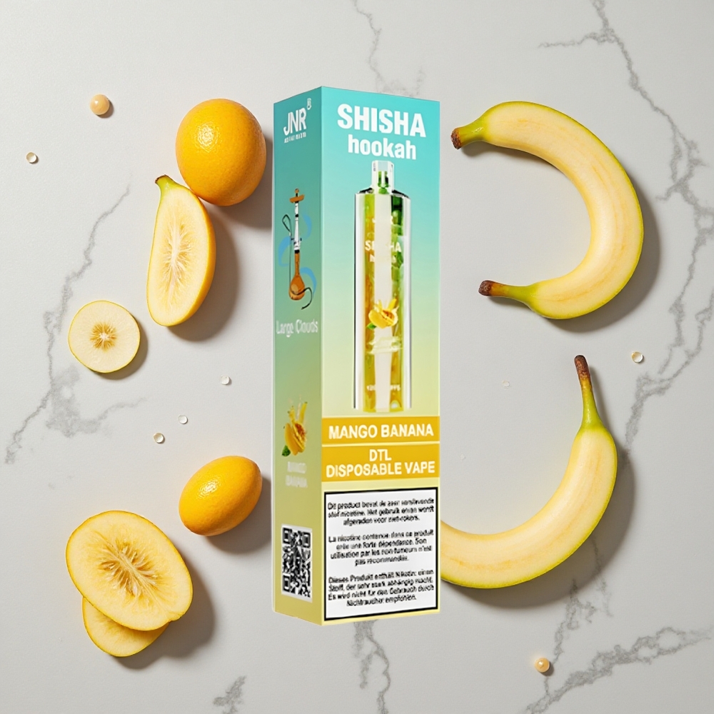 Mango Banaan JNR Shisha Hookah 12000 Puffs 24ml Type-C wholesale Netherlands