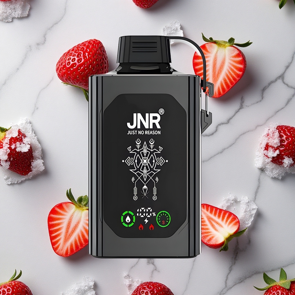 Aardbei IJs JNR Shisha Hookah Box 20500 Puffs HD Display, Dual Mesh Coil, Type-C Opladen wholesale Netherlands