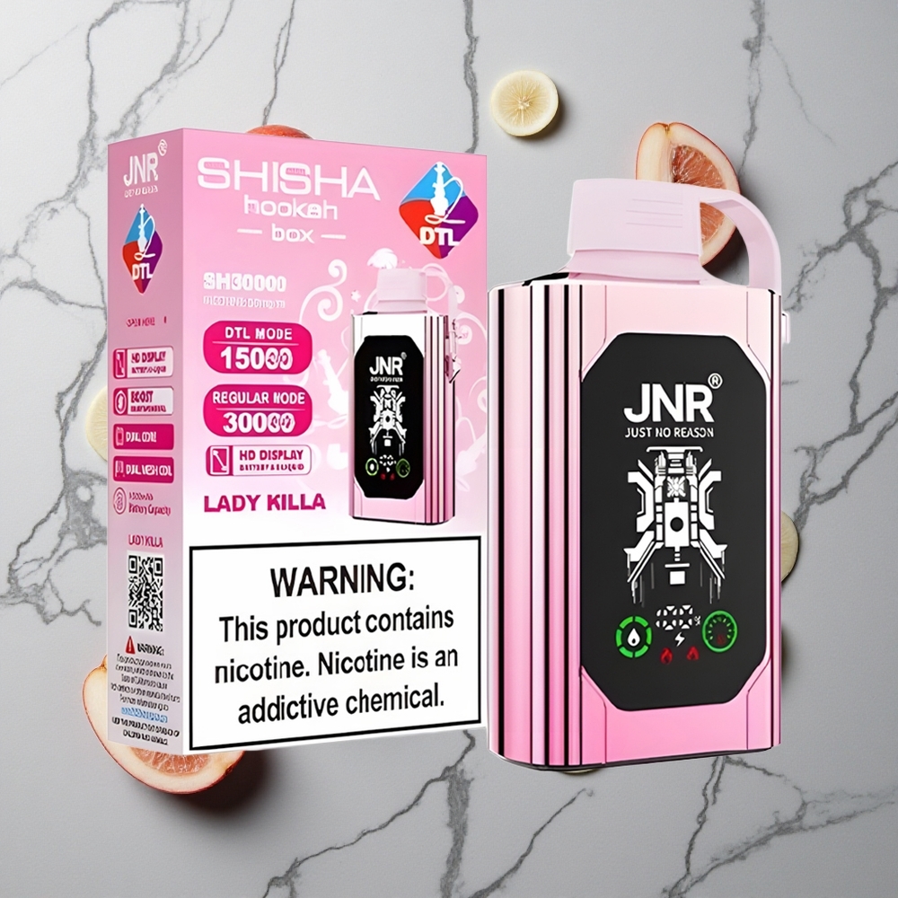 Lady Killa JNR Shisha Hookah Box 20500 Puffs Wegwerp Vape met HD Display & Dual Mesh Coil wholesale Netherlands